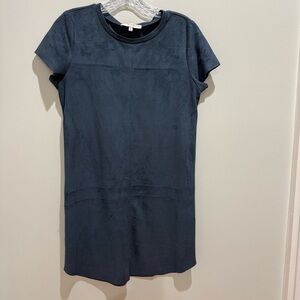 Lavender Brown Navy Mini Dress